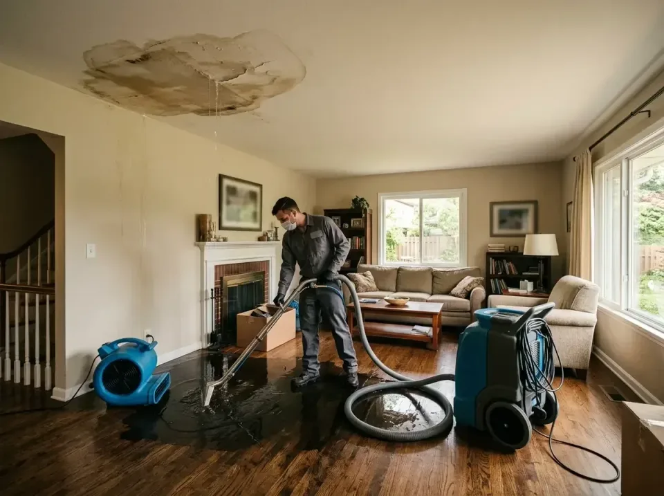 attic-pipe-burst-ceiling-drip-008 — frequently asked questions, Water Damage Restoration & Carpet Care in Ranchettes, WY